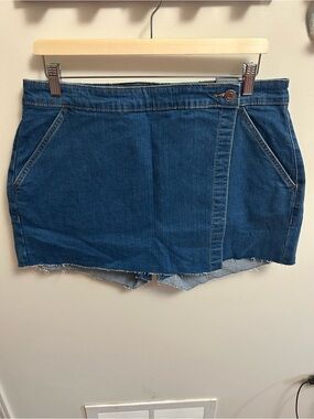 torrid Classic Denim Blue Jean Shorts Skort